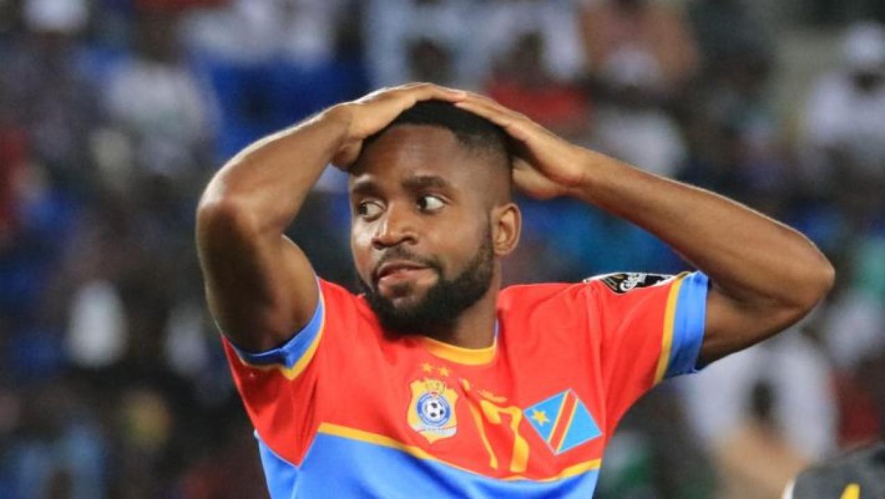Cédric Bakambu lors de la CAN 2019 en  Égypte (Image d'archive)