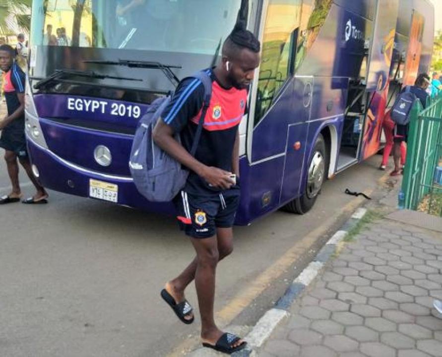 L'international congolais, Merveille Bope, lors de la CAN Egypte 2019.