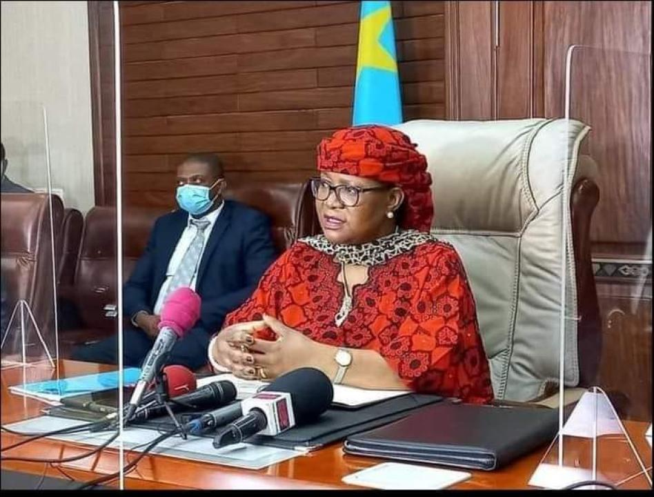 Mme Malangu Kabedi, Gouverneure de la Banque centrale du Congo