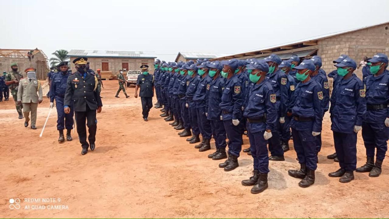 Clôture de la troisième session de formation de base sur la police de proximité à Tshikapa