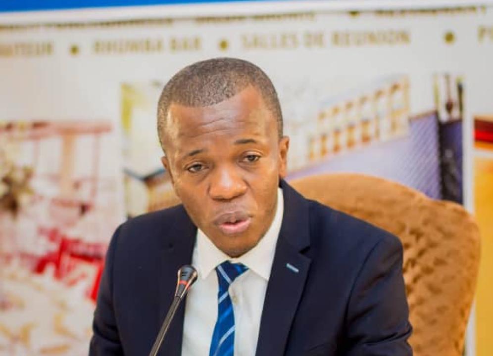 Le ministre de la jeunesse, nouvelle citoyenneté et la cohésion nationale, Yves Bunkulu, à l'ouverture de deux journées de réflexion sur les mécanismes de renforcement de la cohésion nationale