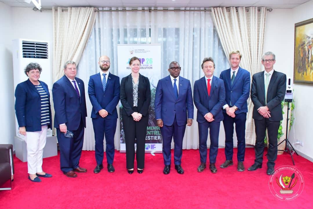 Le premier ministre, Sama Lukonde et les ambassadeurs accrédités en RDC