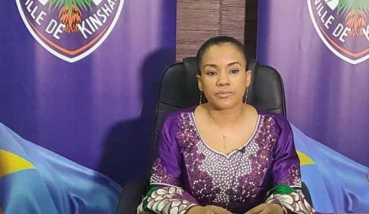 Liza Nembalemba, ministre provinciale de Kinshasa en charge de la Santé publique et hygiène