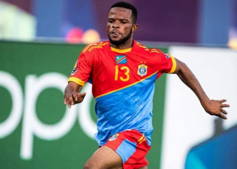 L'international congolais, Meschack Elia lors de CAN Égypte 2019.