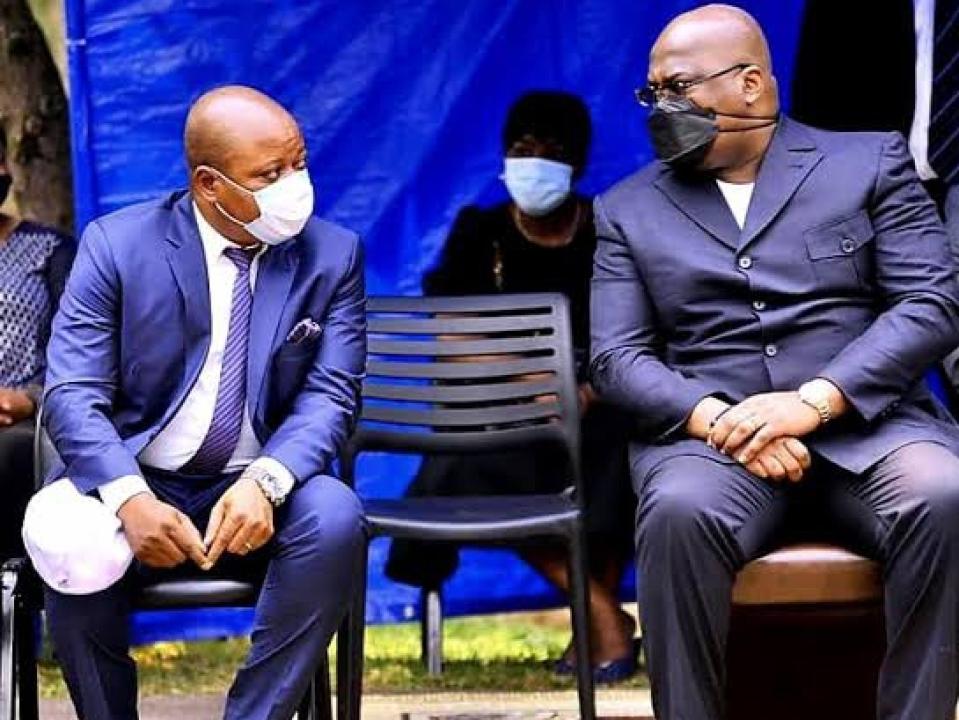 Jean-Marc Kabund et Félix Tshisekedi [ photo d'illustration]