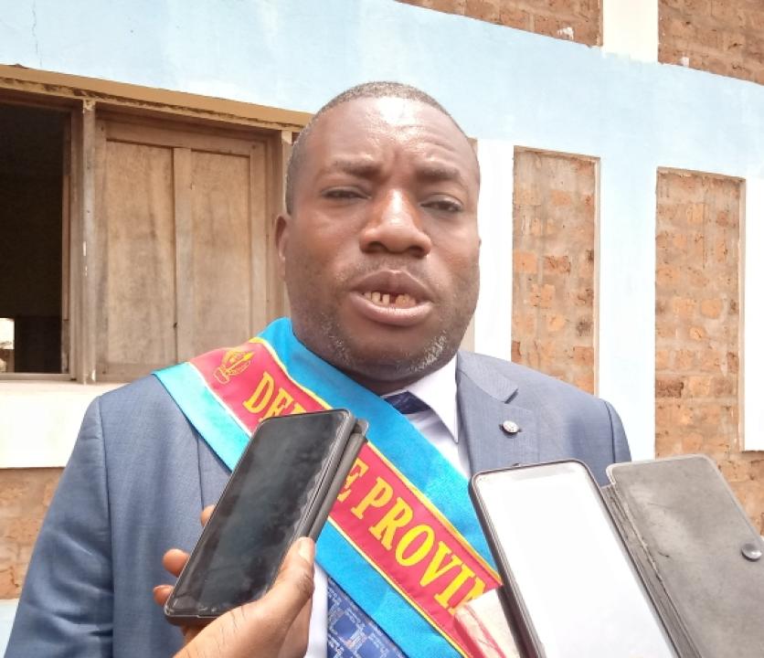 Jean Calvin Minga, député élu de la province du Kasaï