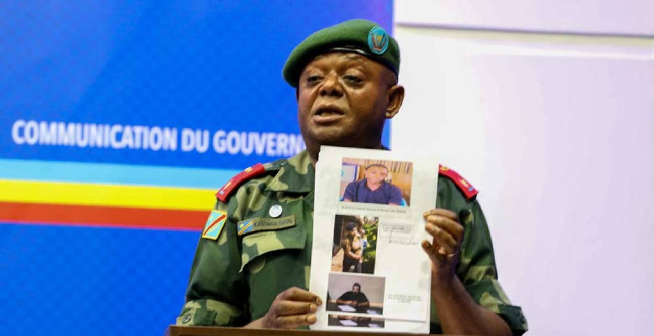 Le porte-parole des FARDC, Léon-Richard Kasonga