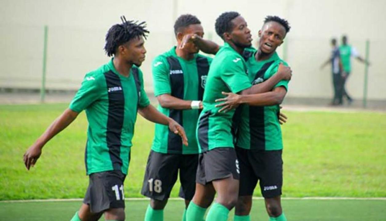 Les joueurs de l'AS Maniema Union en train de célébrer un but [Photo d'illustration].