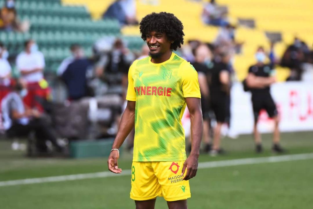 L'international congolais, Samuel Moutoussamy sous les couleurs du FC Nantes.