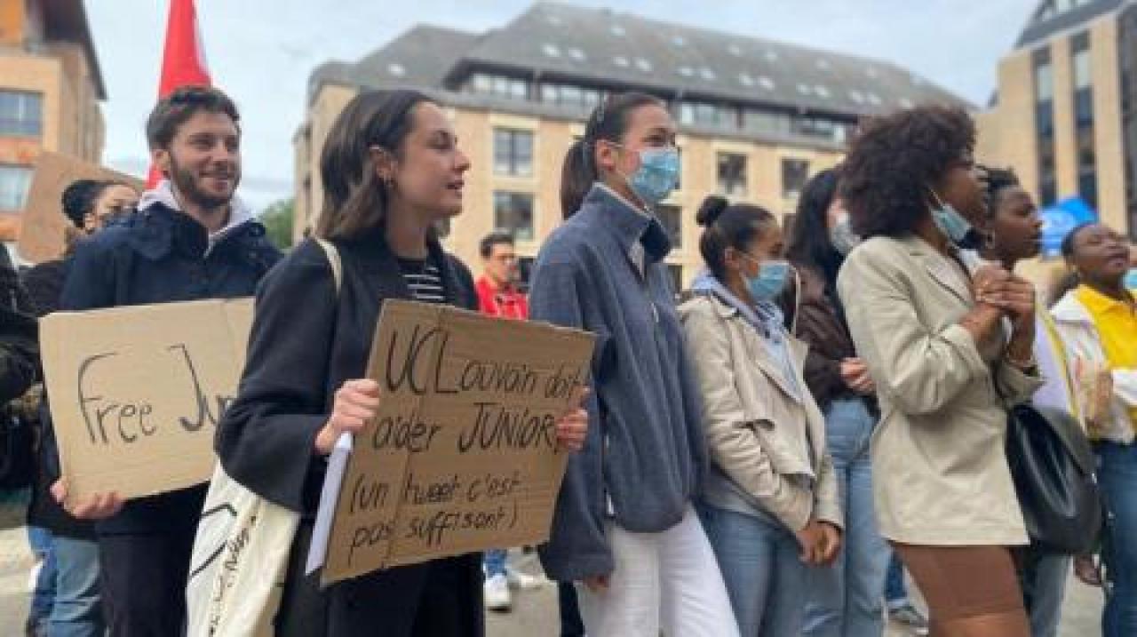Manifestation en Belgique pour exiger la libération de Junior Masudi, étudiant congolais arrêté illégalement par la police [ photo d'illustration]