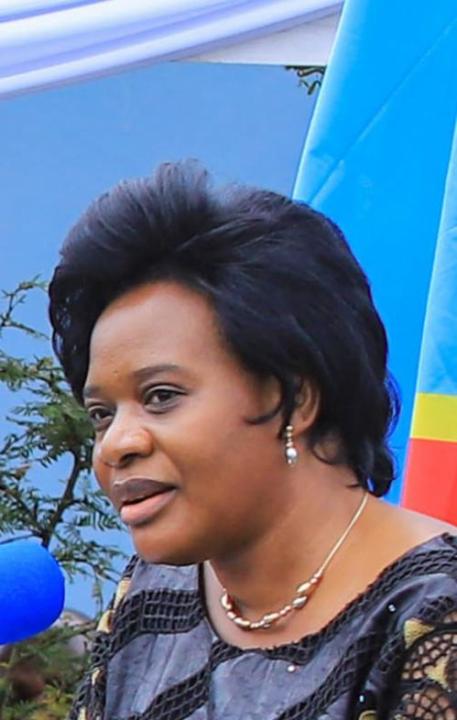 La ministre du travail et prévoyance sociale, Claudine Ndusi