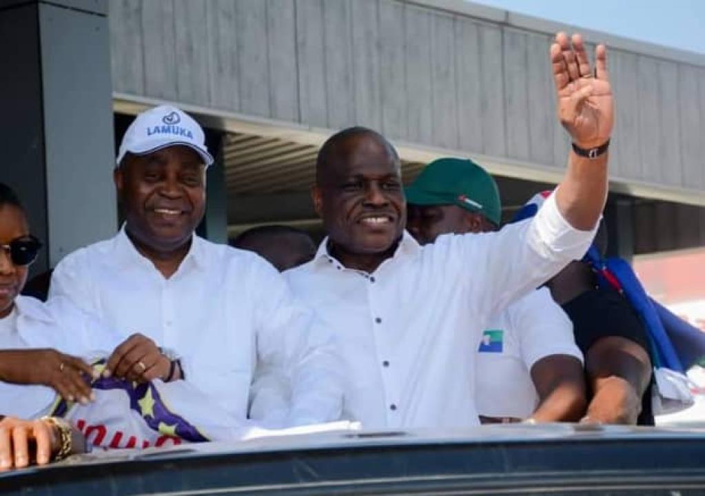Martin Fayulu (à droite) et Adolphe Muzito (à Gauche). [Photo d'illustration]