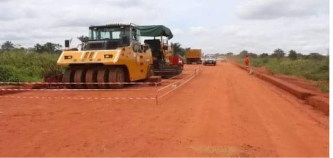 La route Kananga-Kalamba Mbuji