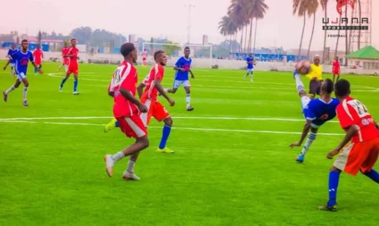 Un tournoi des jeunes footballeurs déroulé, au terrain Ujana de Kinshasa. [Photo d'illustration]