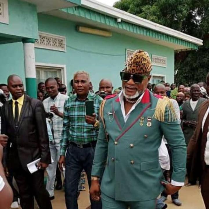 L'artiste musicien, Koffi Olomide à Nkamba, au Kongo-central.