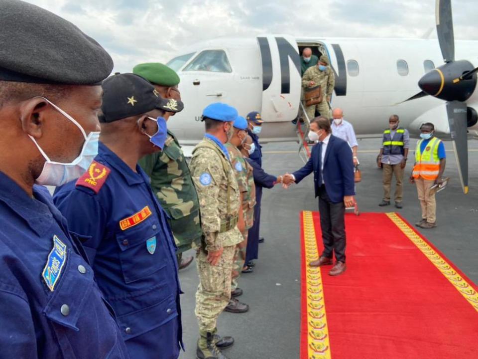 Le président uruguayen, Luis Alberto foule le sol de Goma dans la province du Nord-Kivu