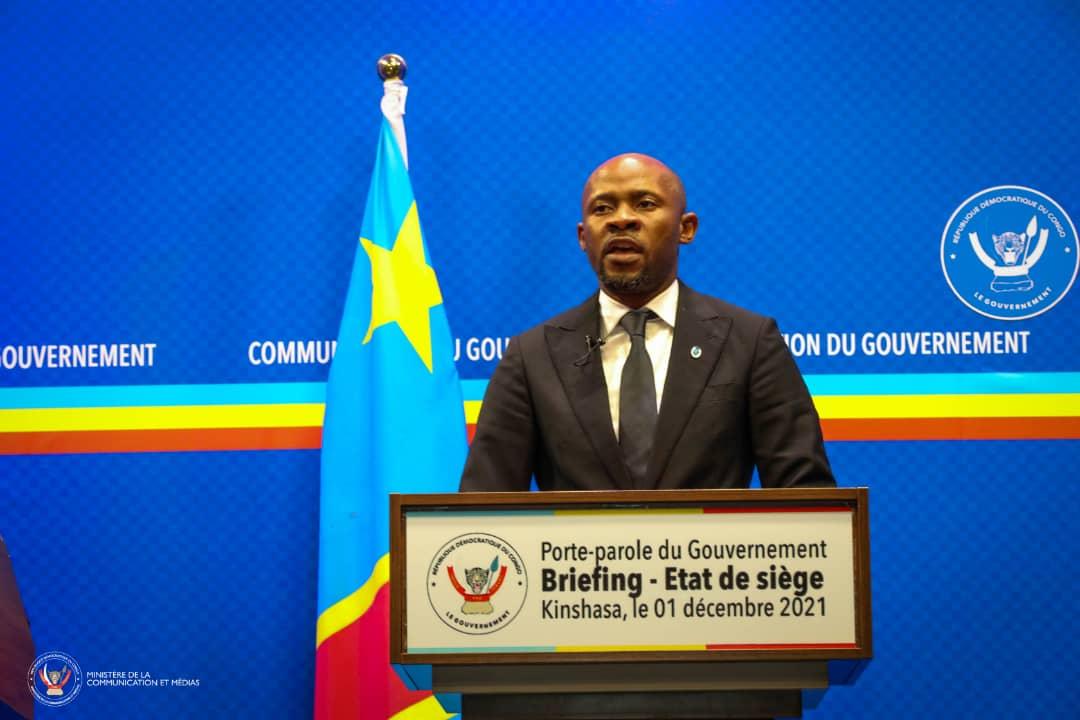 Le porte-parole du gouvernement, Patrick Muyaya