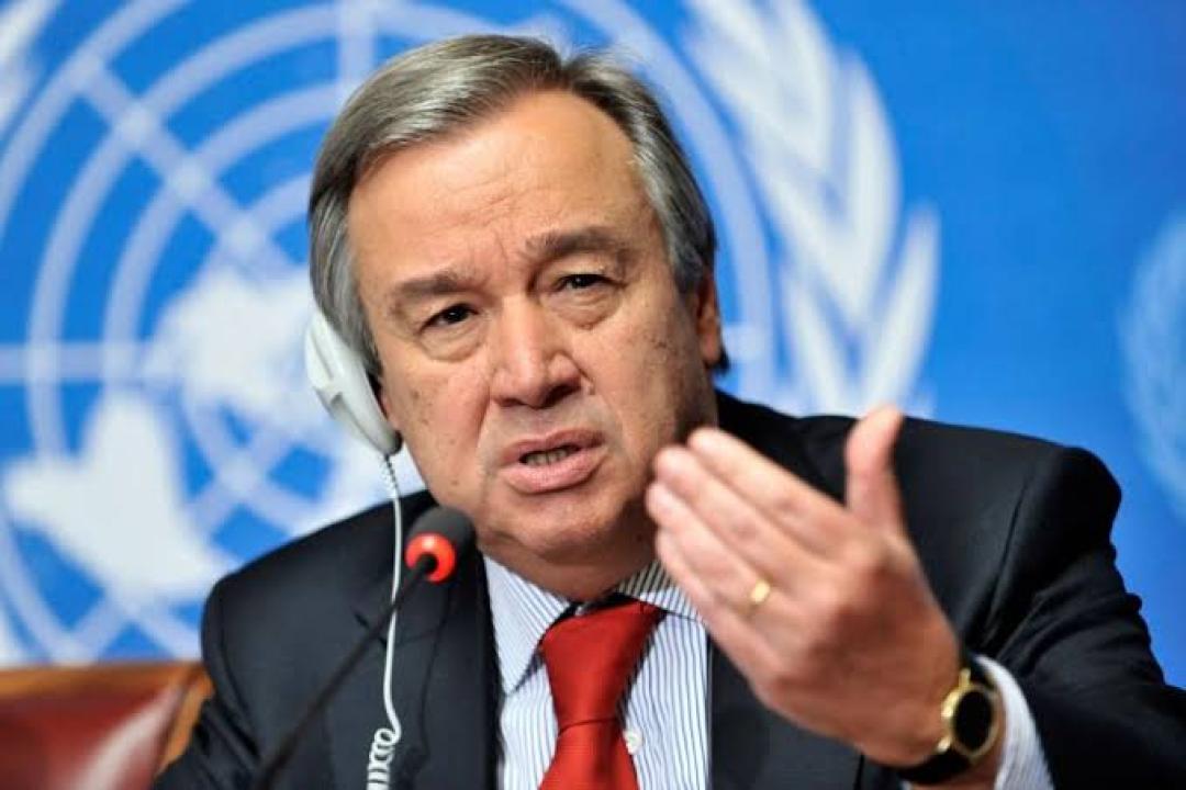 Le secrétaire général de l'ONU, Antonio Guterres