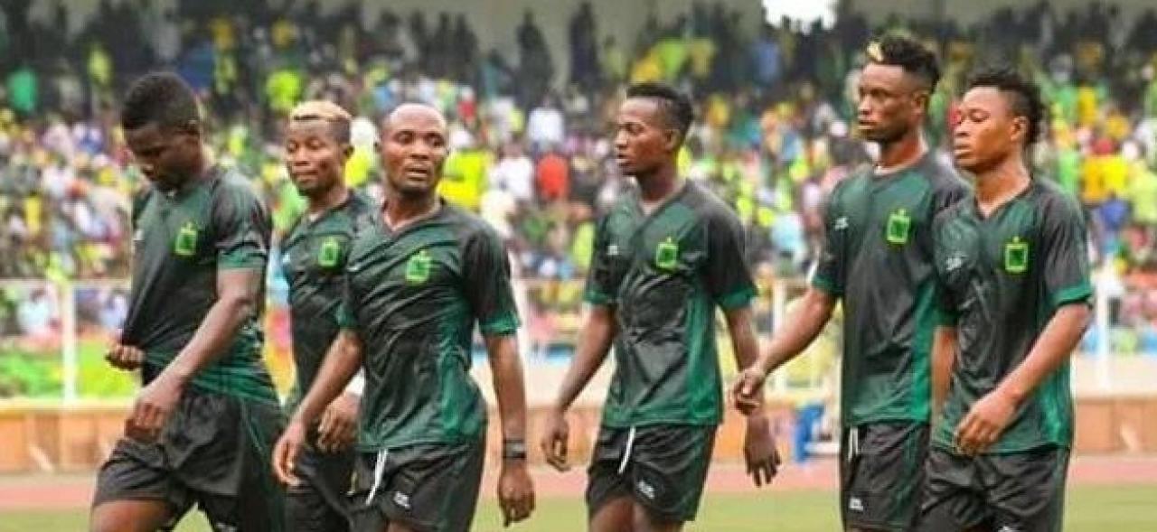 Les joueurs de V.Club, lors d'une rencontre disputée, au stade des martyrs de Kinshasa. [Photo d'illustration]