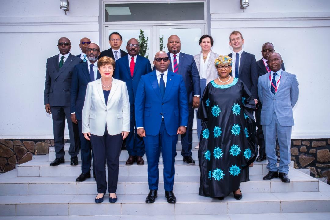 La directrice générale du FMI, reçue par le premier Ministre Sama Lukonde et quelques membres du gouvernement