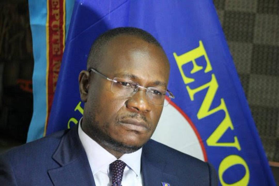 Delly Sessanga, député national et président national d'Envol.