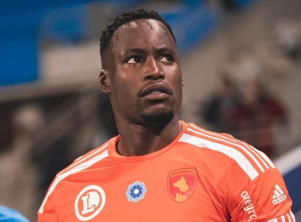 Le portier congolais de Rodez Aveyron FC, Lionel Mpasi Nzau.