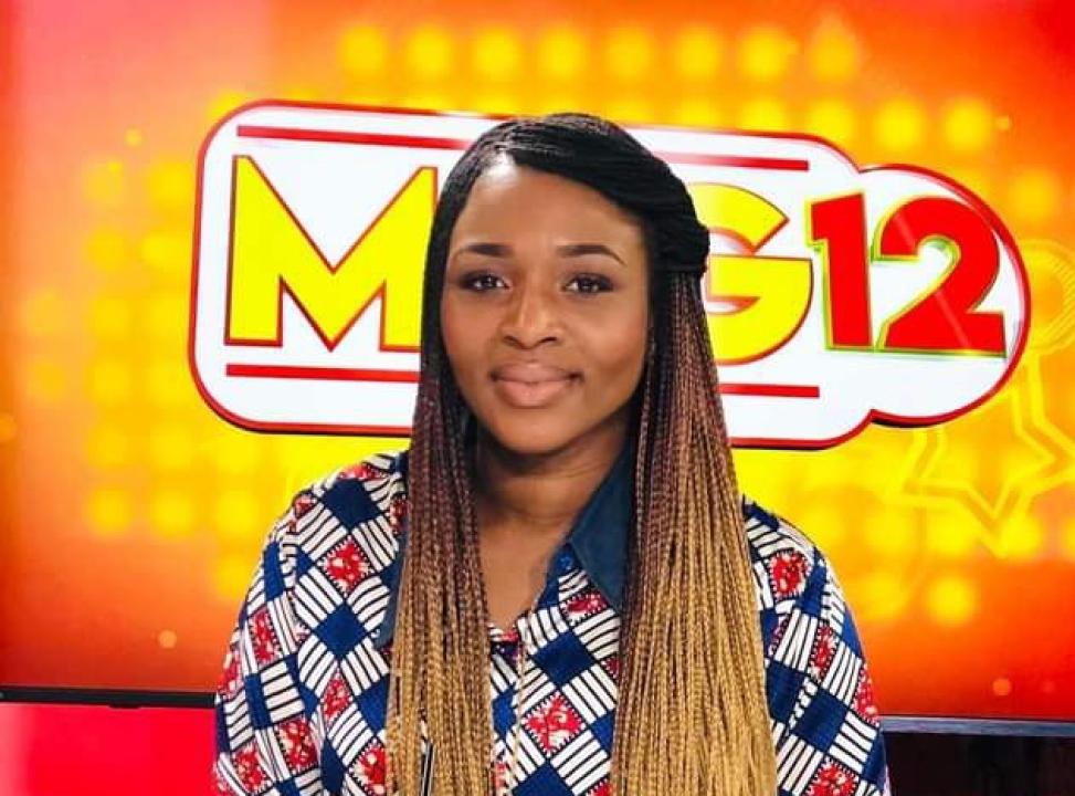 La chanteuse Dena Mwana, lors d'une émission sur une télé ivoirienne.