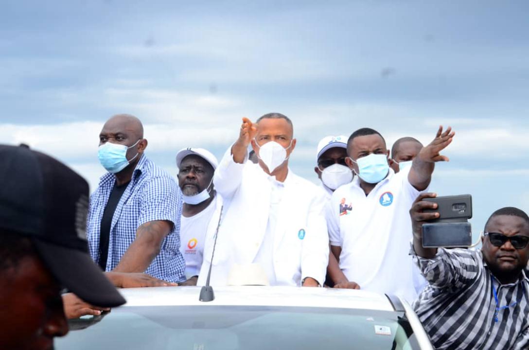L'accueil triomphal de Moïse Katumbi, président de Ensemble pour la République, à Kinshasa