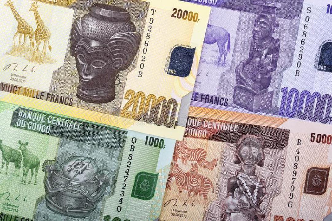 Collection des billets (Franc congolais) à valeur faciale élevée