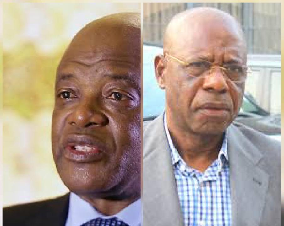 Adolphe Lumanu et Evariste Boshab, deux proches de l'Ex- président Joseph Kabila