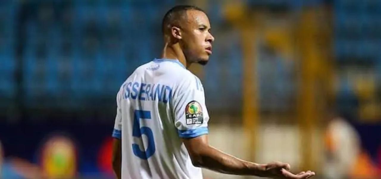 Marcel Tisserand sous les couleurs de l'équipe nationale de la RDC.