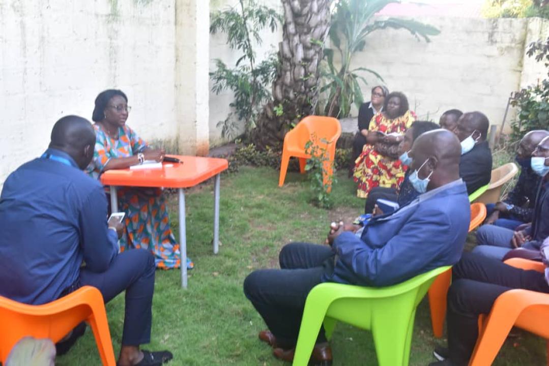 La ministre Antoinette Kipulu échange avec les différents responsables du secteur de la Formation professionnelle et Metiers
