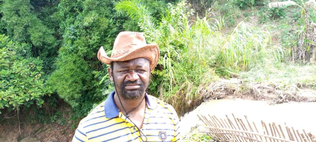 Lewis Kabasele, initiateur d'un projet de micro central hydroélectrique à Kananga