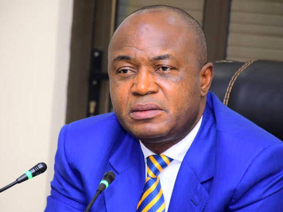 Gentiny Ngobila, gouverneur de la ville de Kinshasa