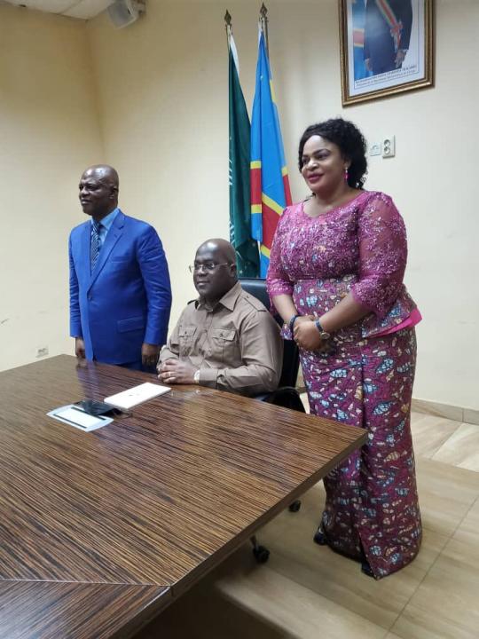 Evariste Boshab et Félix Tshisekedi
