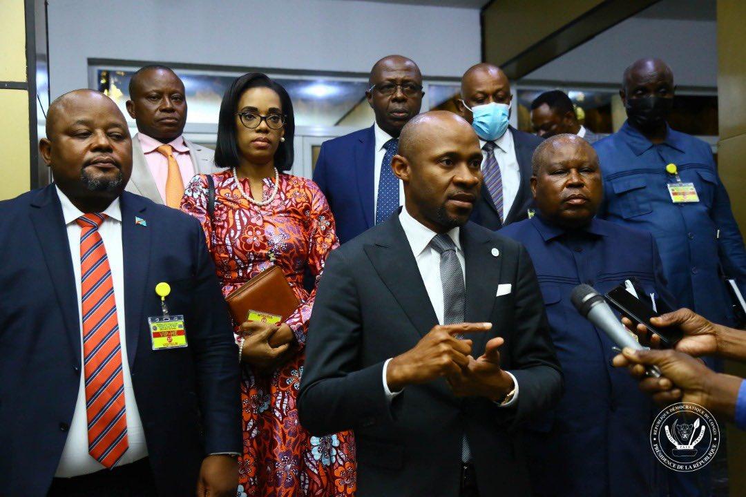 Le comité politique de pilotage au sortir de la première réunion présidée par le président Félix Tshisekedi, à la Cité de