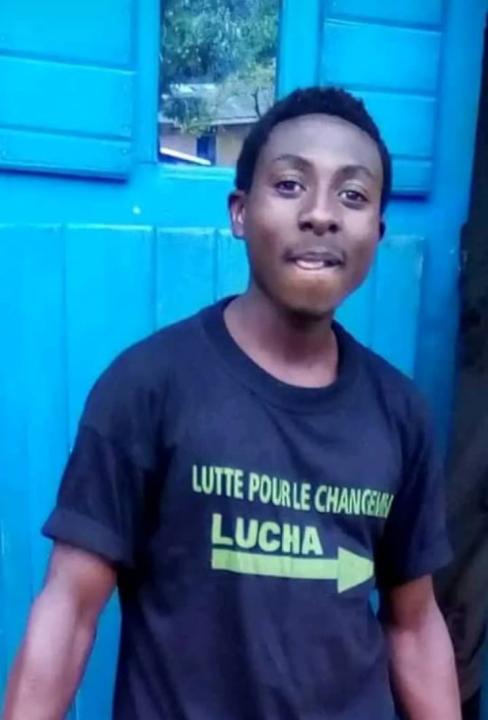 Mumbere Ushinei Dorake, militant de la Lucha tué à 22ans