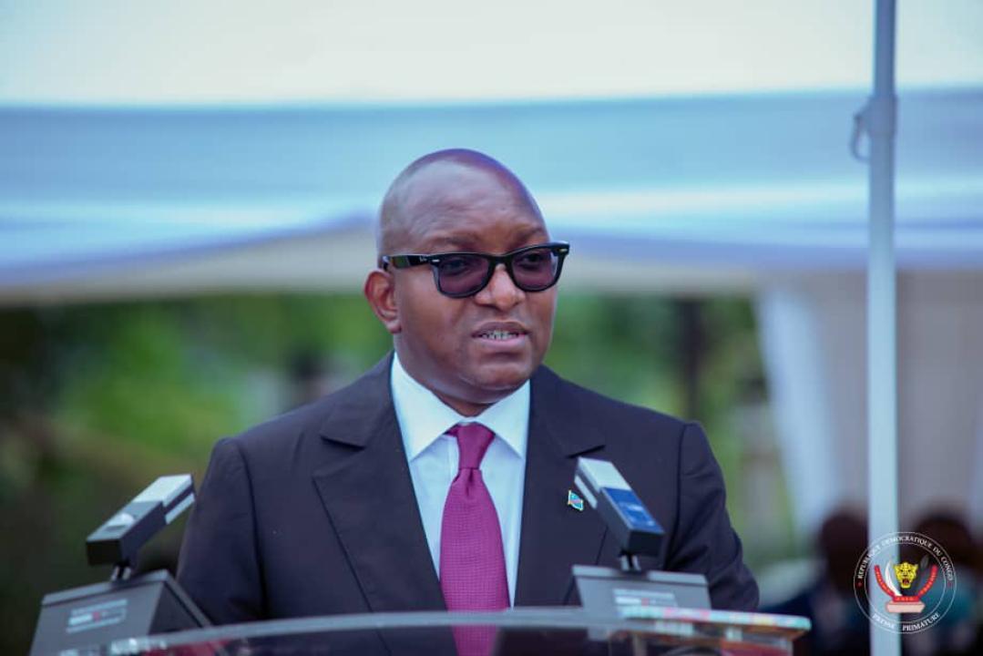 Le premier ministre, Sama Lukonde lors de son adresse aux membres de son cabinet