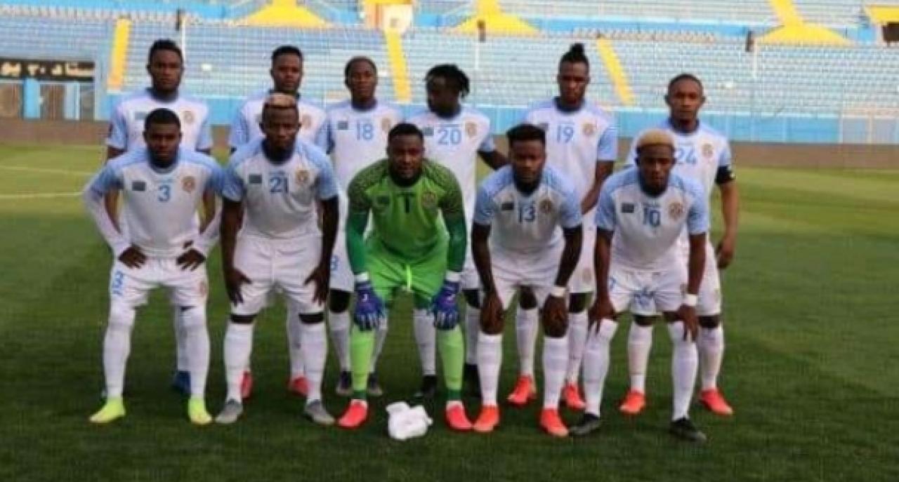 Les léopards de la RDC, au stade du 30 juin New Cairo d'Égypte.