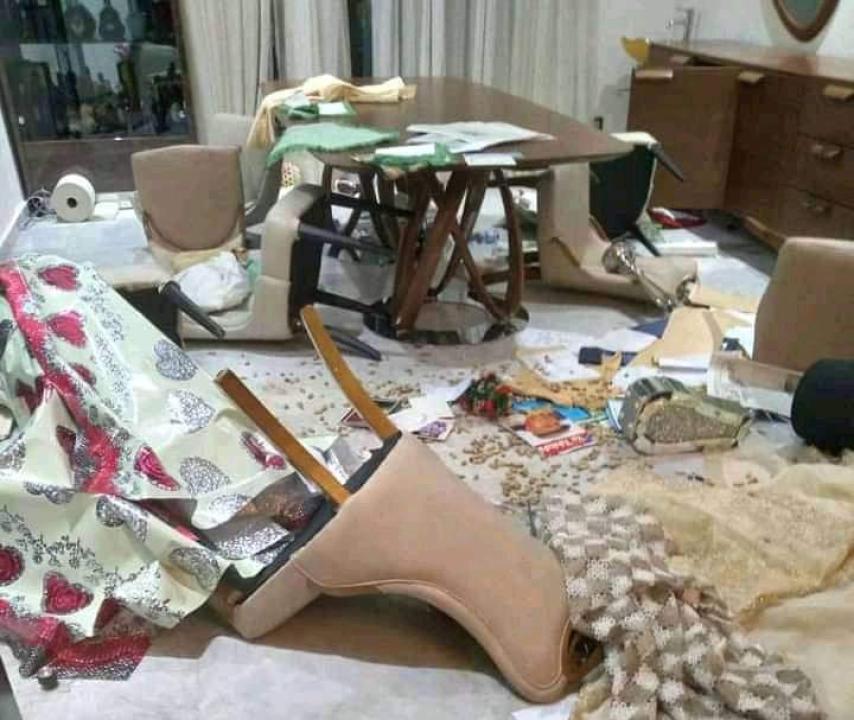 La maison du président ai de l'Udps Jean Marck Kabund, dévalisée