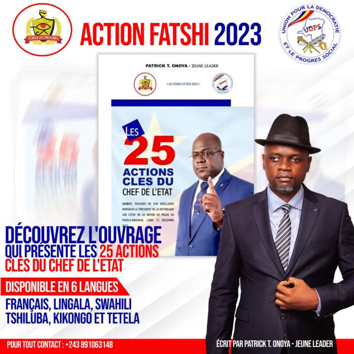 Patrick Onoya jeune leader de l'UDPS