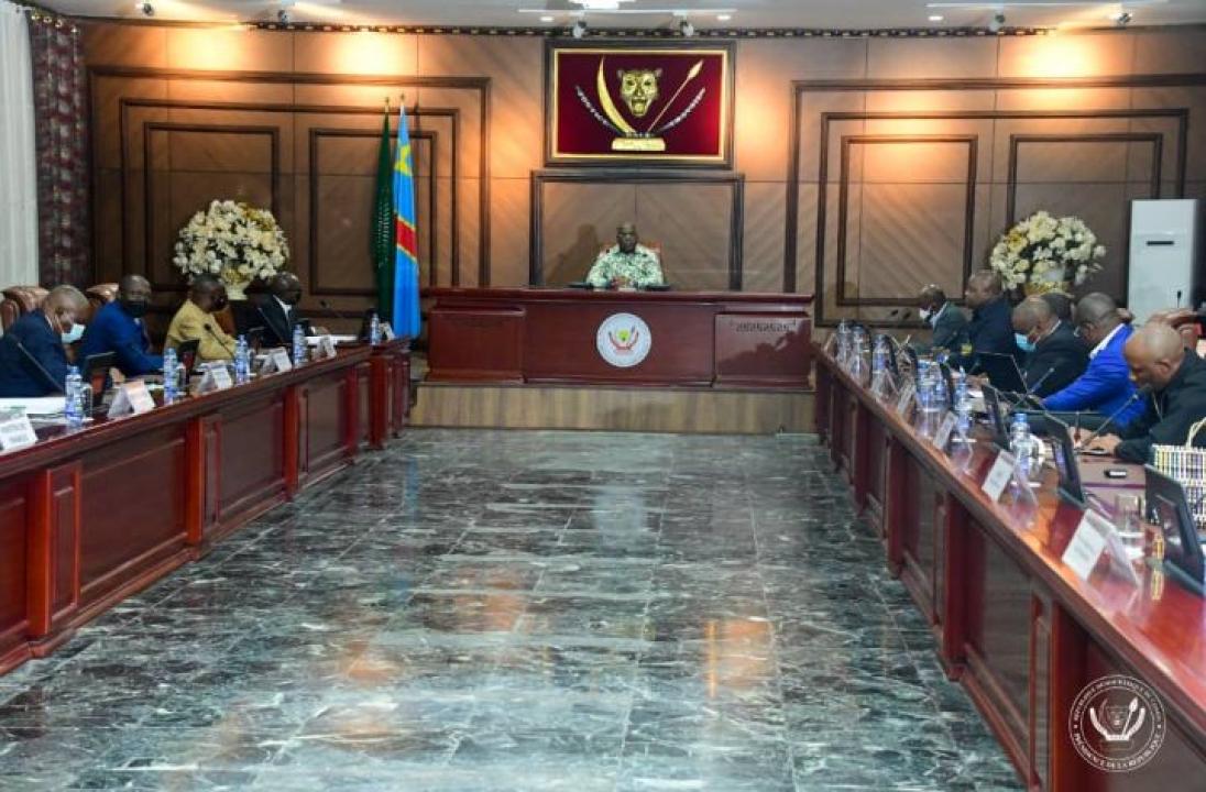 Deuxième réunion du comité politique de pilotage présidée par le président Félix Tshisekedi
