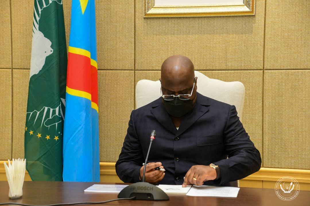 Le Chef de l'état Félix Tshisekedi