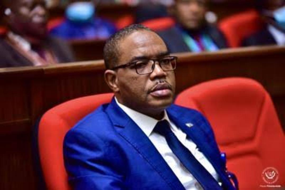 Théo ngwabidge, gouverneur déchu du Sud-Kivu