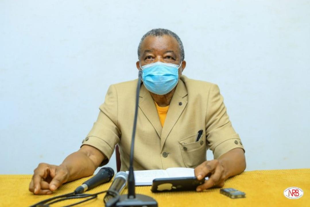 Le Professeur Muyembe lors du panel tenu au centre hospitalier Monkole