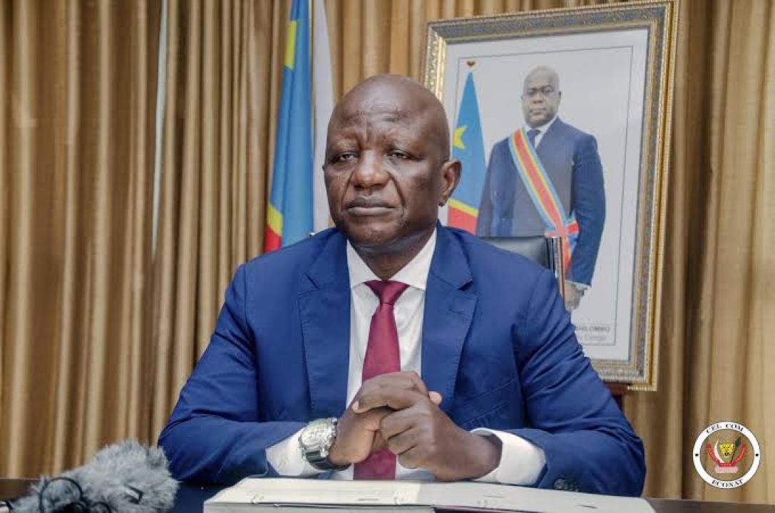 Le ministre de l'économie Jean-Marie Kalumba