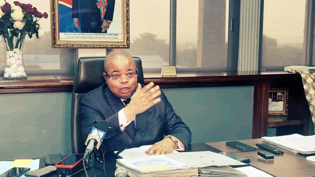 Le Directeur général de la DGI, Révérend Pasteur Barnabé Muakadi