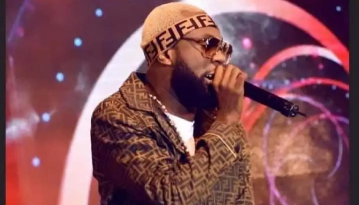 Le chanteur, Fabregas en pleine prestation scénique.