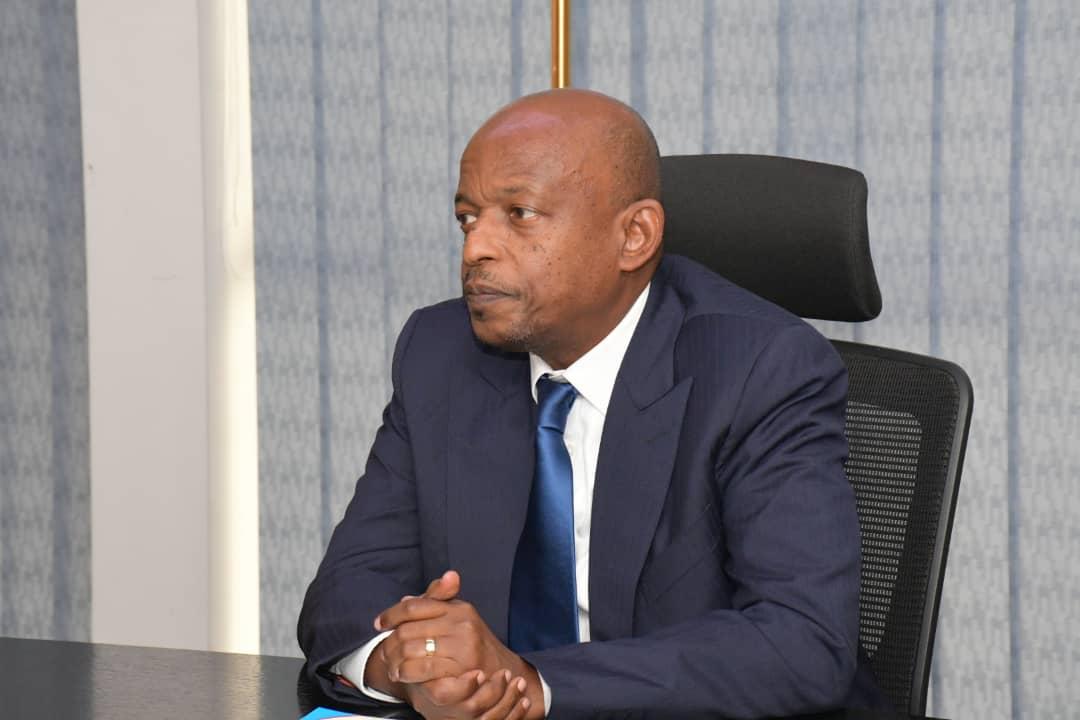 Le ministre d'État en charge des infrastructures et travaux publics, Alexis Gisaro
