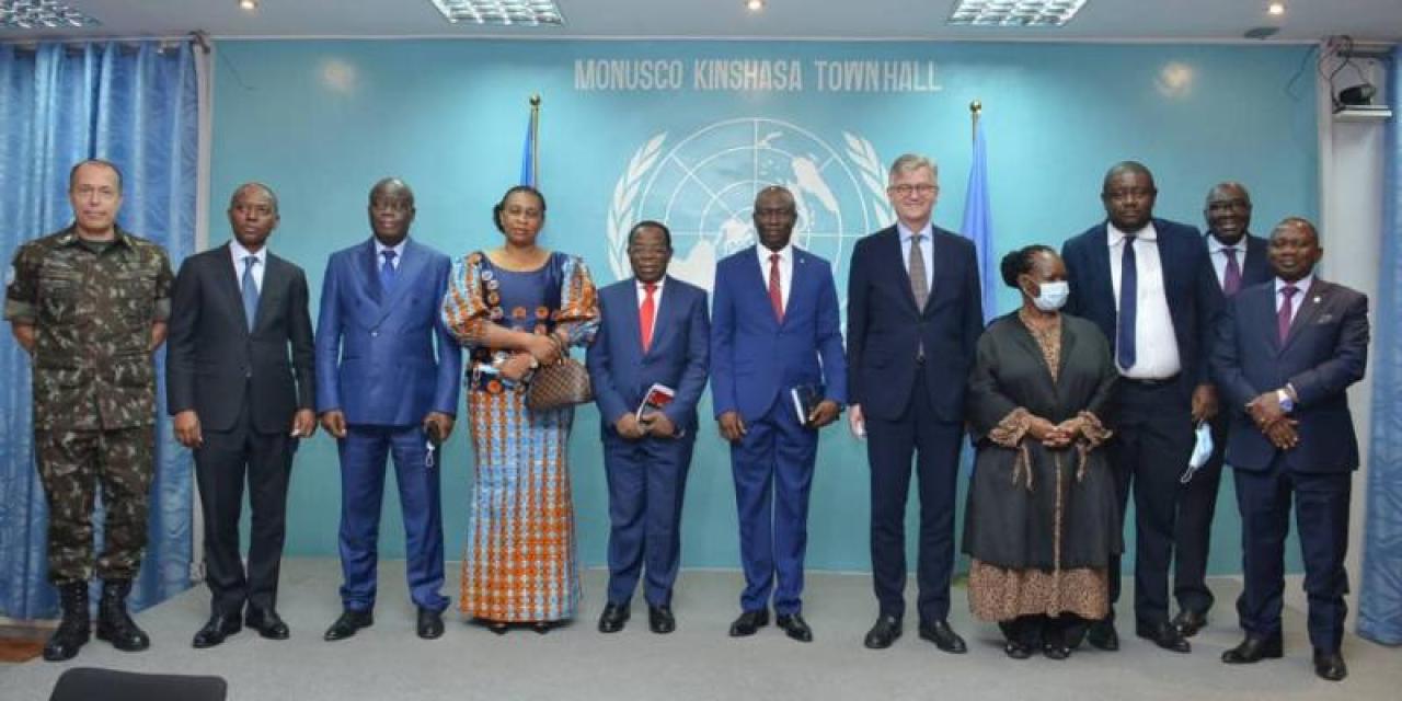 Une délégation de l'Union sacrée conduite par le sénateur Modeste Bahati et le secrétaire général adjoint de l'ONU Jean-Pierre Lacroix